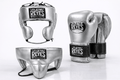 Cleto Reyes Boxing Gloves Set Silver/Black Velcro Fight Gloves
