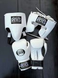 Cleto Reyes Boxing Gloves Set White/Black Professional Sparring Set