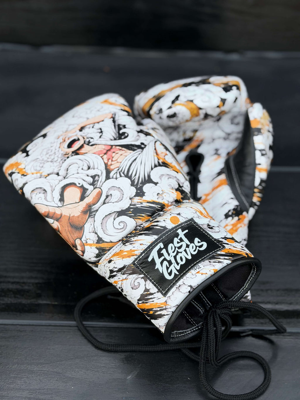 Fiest Boxing Gloves Winning Style Luffy Monkey D Design Leather Training Gloves for Boxing