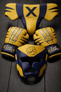 Fiest Yellow/Blue/White Boxing Set Custom Training Gloves Bundle