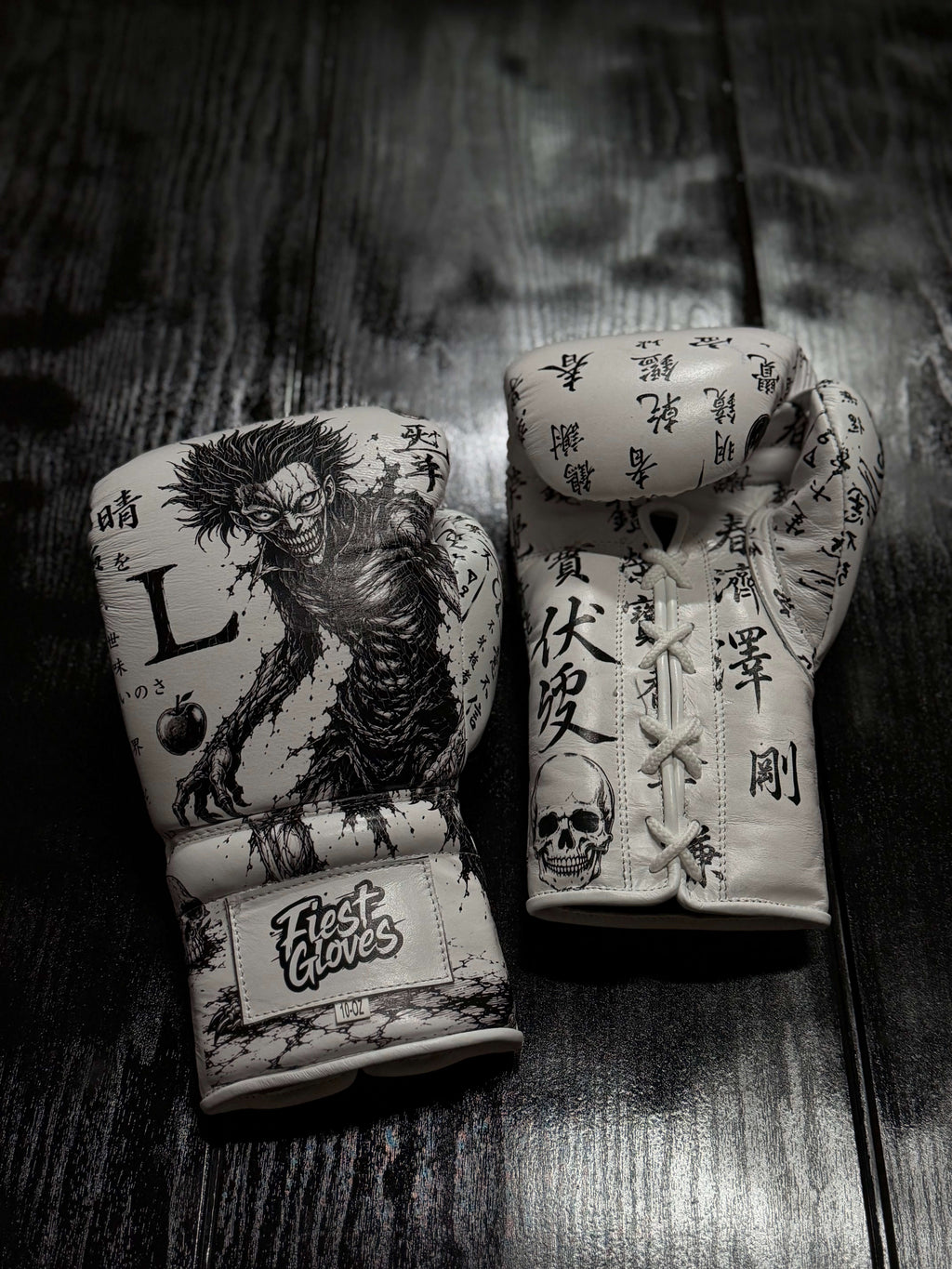 Fiest Winning Style Boxing Gloves White Leather Training Gloves for Boxing