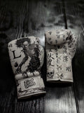 Fiest Winning Style Boxing Gloves White Leather Training Gloves for Boxing