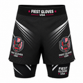 Fiest Gloves USA Dual Performance Muay Thai Shorts – Black/White