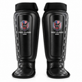 Fiest Gloves USA Elite MMA Style Shin Guards – Black