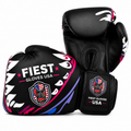 Fiest Gloves USA Shark Strike Pro Muay Thai Gloves – Black/Pink