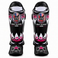 Fiest Gloves USA Shark Strike Pro Shin Guards – Black/Pink