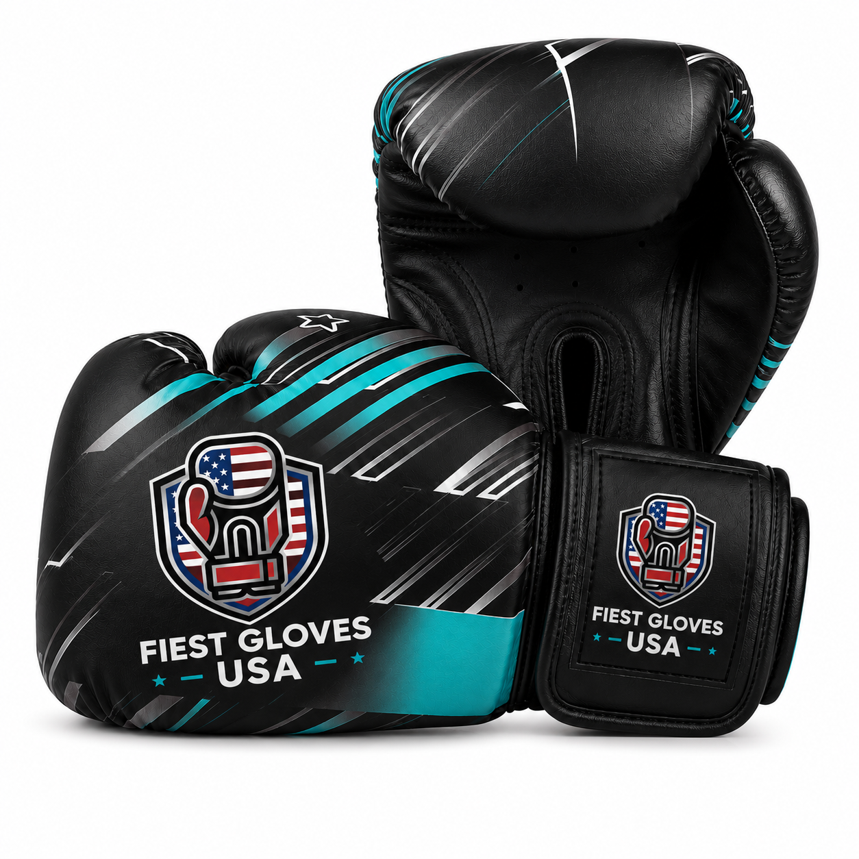 Fiest Gloves USA Velocity Pro Training Gloves – Black/Teal