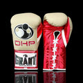 Grant Beige/Red/White Boxing Gloves 14oz Premium Training Gloves