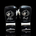 Grant Black/White Leather Boxing Gloves Classic Design Pair