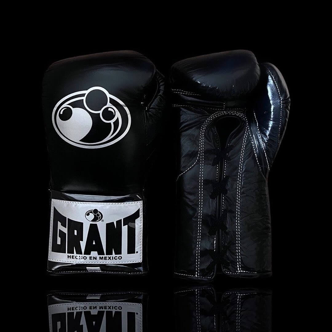 Grant Black Boxing Gloves Fitness Training Gloves Headguard
