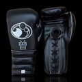 Grant Black Boxing Gloves Premium Leather Training Pair