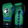 Grant Green/Black/Blue Boxing Gloves Durable Sparring Gloves