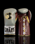 Grant Grey/Brown/Gold Boxing Gloves Women Fitness Training Gloves