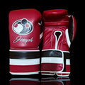 Grant Red/White/Black Lace-Up Boxing Gloves Classic Training Gloves