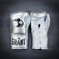 Grant Silver Boxing Gloves Premium Gym Training Pair