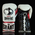 Grant White/Black/Red  Boxing Gloves 14oz Premium Training Gloves