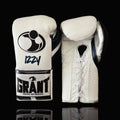 Grant White/Black/Silver Boxing Gloves Sparring Training Gloves