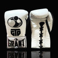 Grant White/Black Leather Boxing Gloves Classic Design Pair