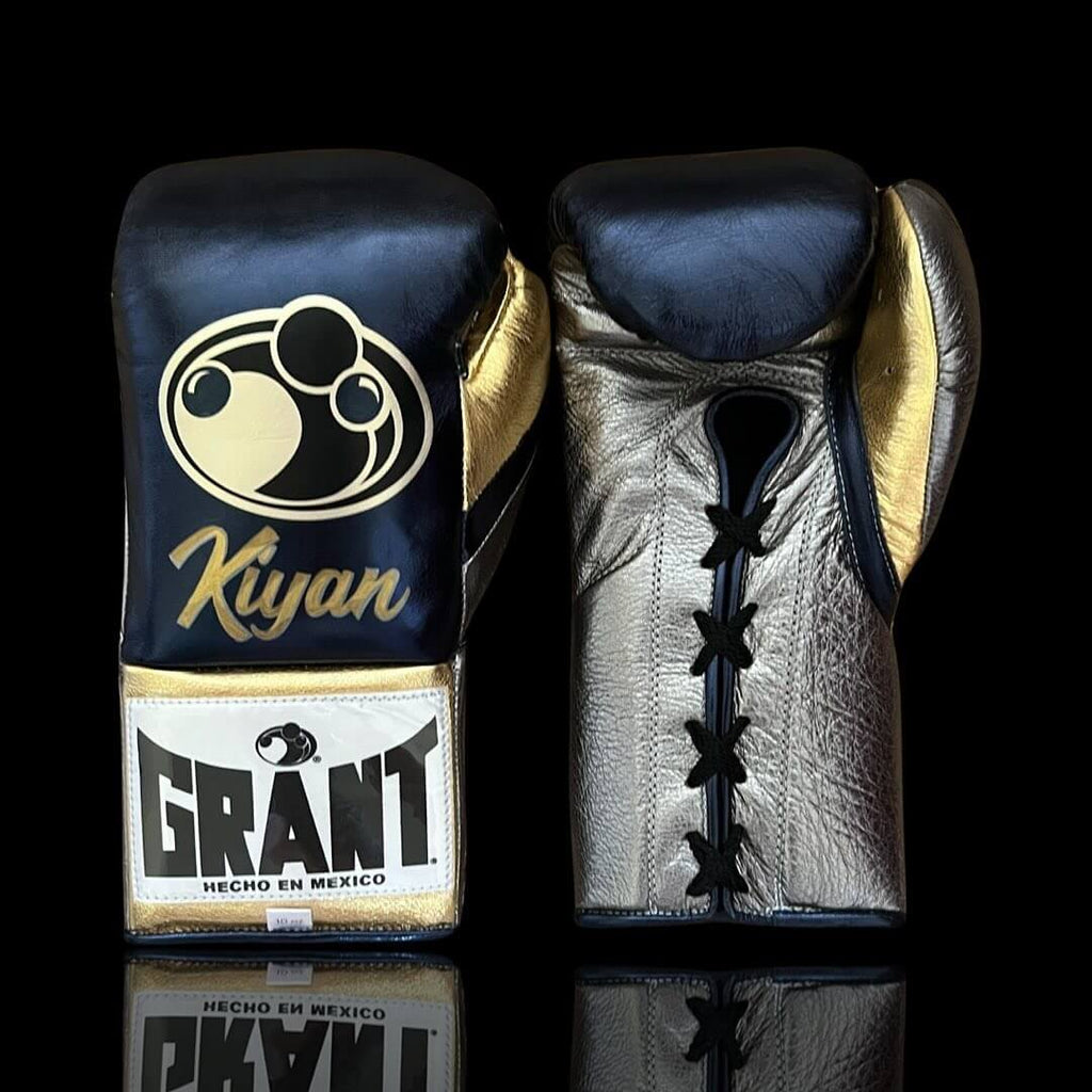 Grant Black/Grey/Gold Complete Boxing Set Gloves