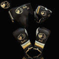 Grant Leather Boxing Set Black/White/Gold Gym Training Kit