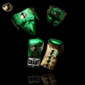 Grant Green/Gold/Brown Boxing Set Lace-Up Gloves Training Bundle