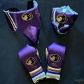 Grant Boxing Set Purple/Gold/White 14oz Gloves with Headguard Training Kit