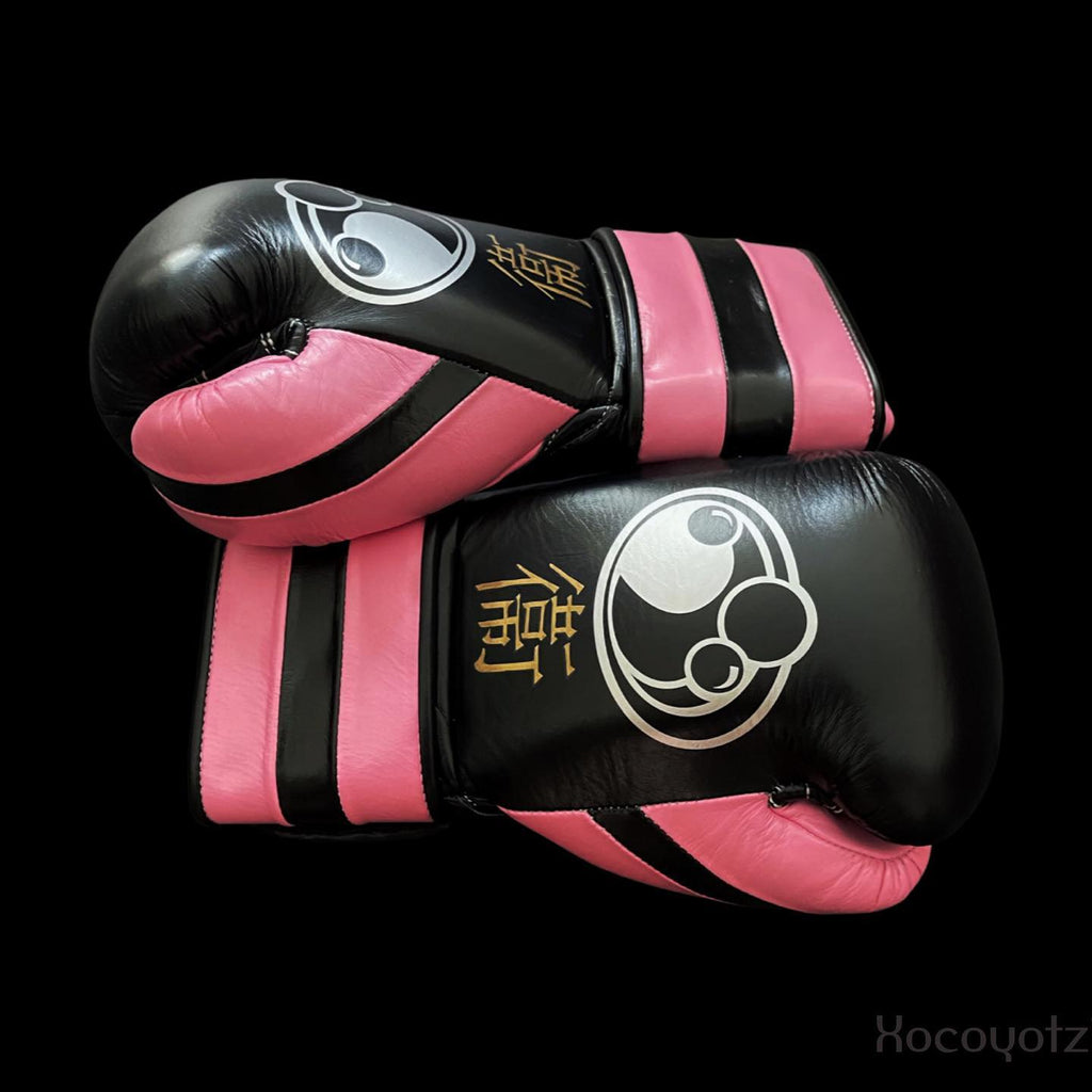  Grant Black/Pink Boxing Gloves Women Fitness Training Gloves Side View