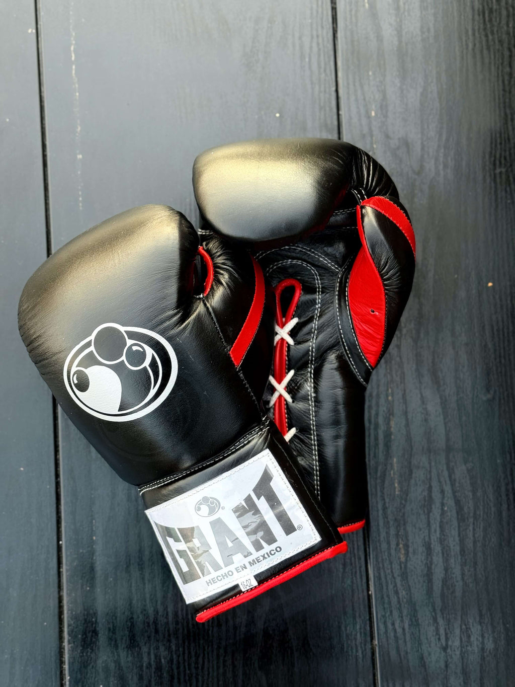Grant Boxing Gloves Black/Red Padded Gloves for Training