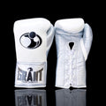 Grant White/Silver Boxing Gloves Beginner Friendly Training Gloves