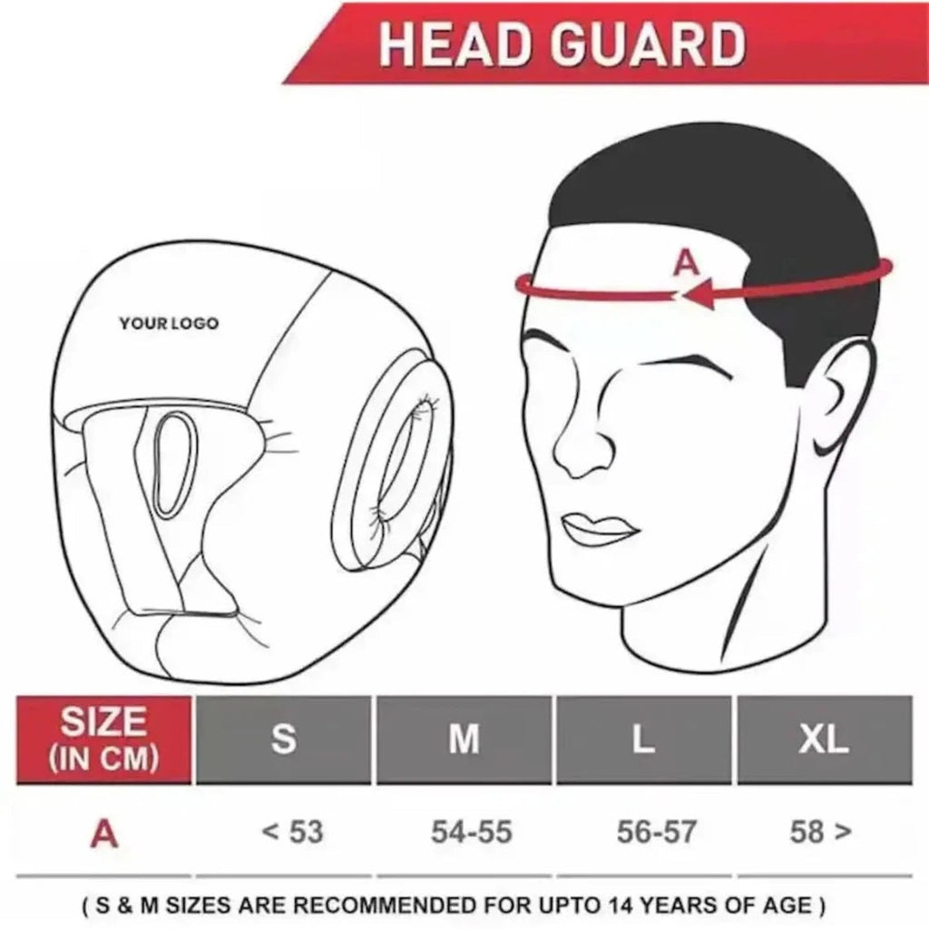 Grant Set Headguard Size Chart