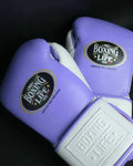 No Boxing No Life Purple/White Boxing Gloves Durable Sparring Gloves