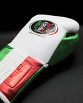 No Boxing No Life White/Green/Orange  Boxing Gloves 14oz Premium Training Gloves
