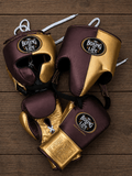No Boxing No Life Maroon/Gold Complete Boxing Set Customizable Training Bundle