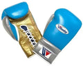 Winning Blue/Gold/Grey Boxing Gloves Premium Gym Training Pair