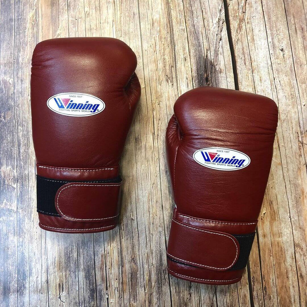 Winning Brown 14oz Boxing Gloves High Quality Gym Gloves
