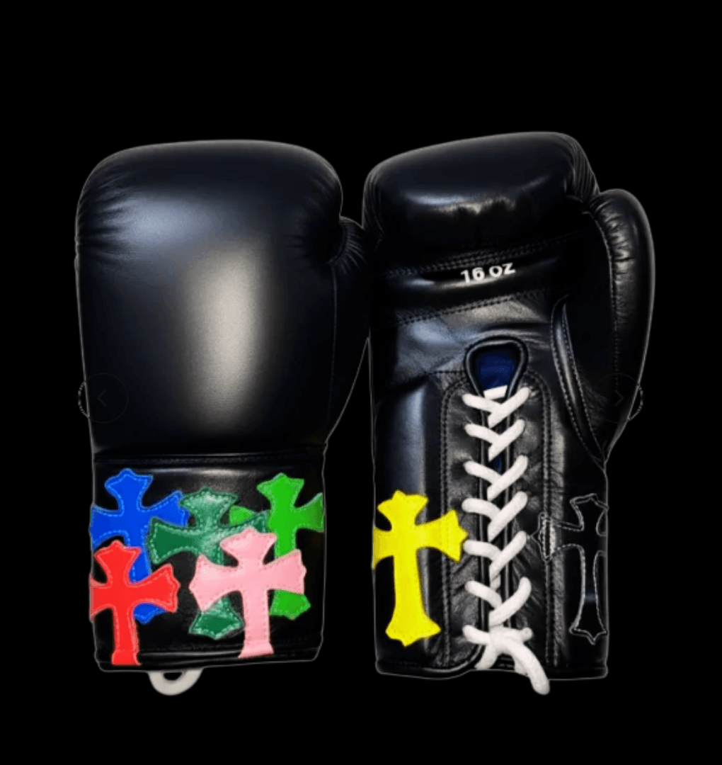 Winning Boxing Gloves Set Black Gloves View
