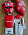 Winning Red/White Complete Boxing Set Customizable Training Bundle