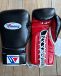 Winning Black/Red Boxing Gloves Beginner Friendly Training Gloves