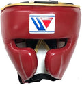 Winning Red/Gold Headgear Durable Training Protection Gear