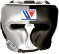 Winning Boxing Headgear Silver/Black Premium Training Headguard
