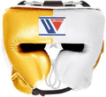 Winning Gold/White Headgear Durable Training Protection Gear