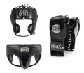 Cleto Reyes Boxing Gloves Set Black/White Premium Fight Gear