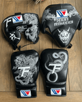 Winning Black Boxing Set Premium Training Gloves Kit