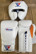 Winning Beginner Boxing Set White/Orange Gloves Training Kit