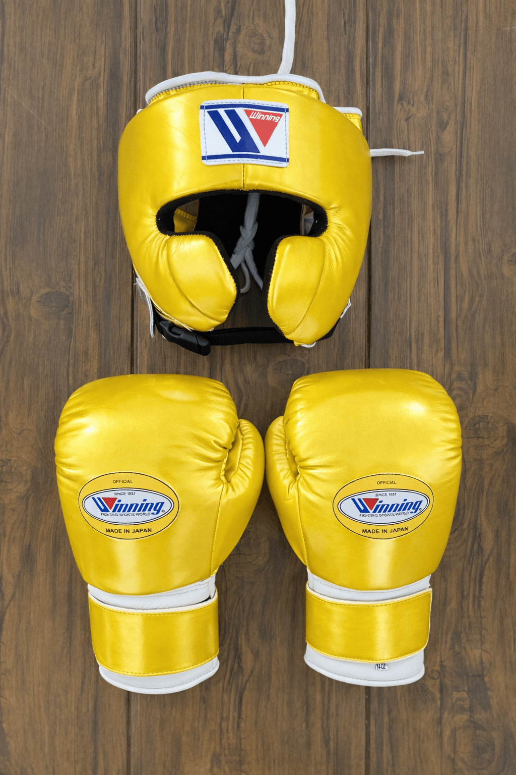 Winning Beginner Boxing Set Yellow/White Gloves Training Kit
