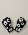 Winning Boxing Gloves Black/White Leather Gloves for Practice