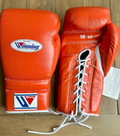 Winning Orange Boxing Gloves Premium Gym Training Pair