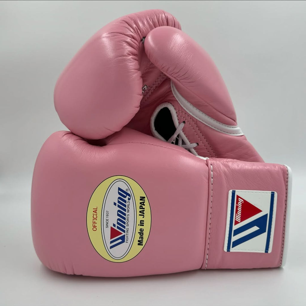Winning Pink 14oz Boxing Gloves Custom Sparring Gloves