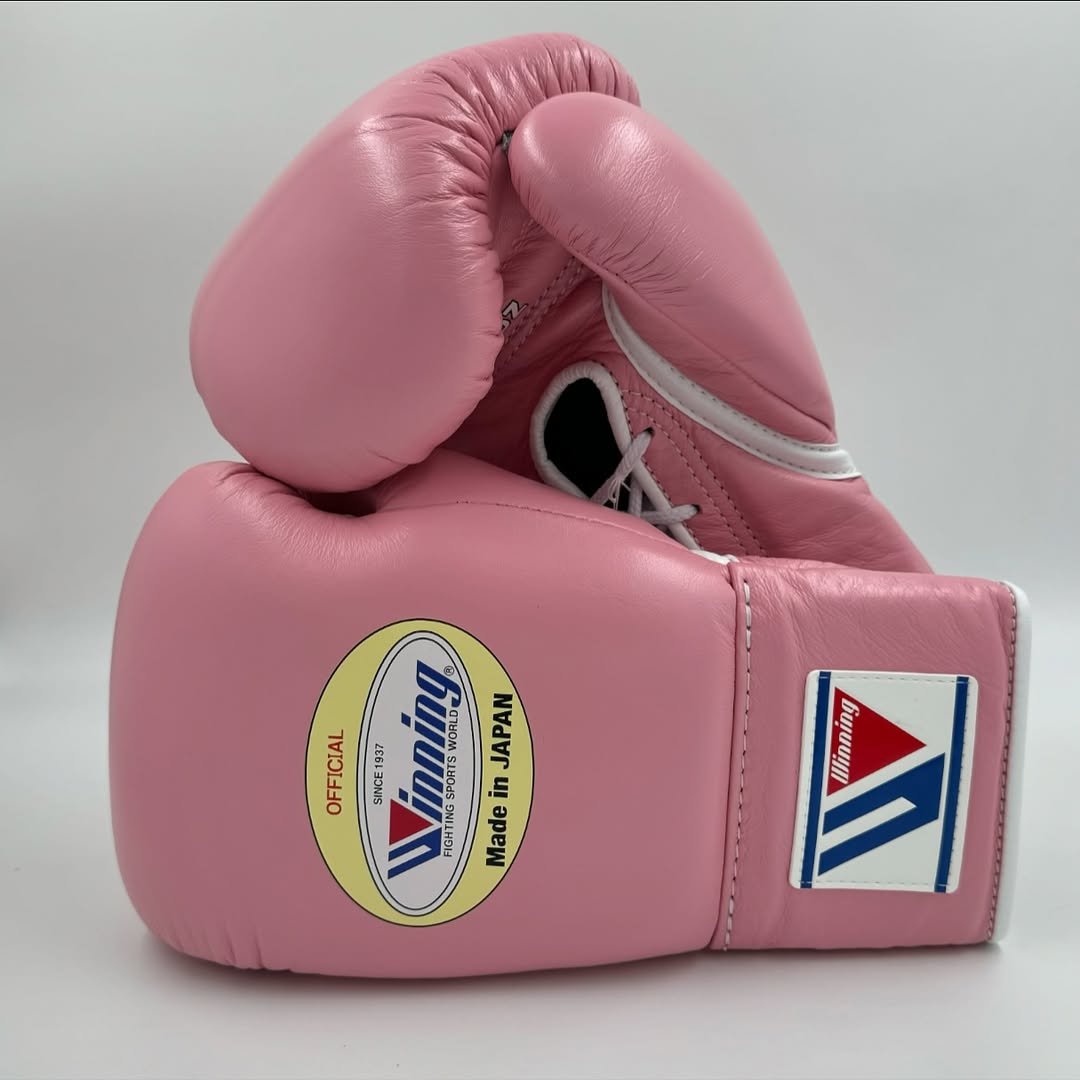Winning Pink 14oz Boxing Gloves Custom Sparring Gloves