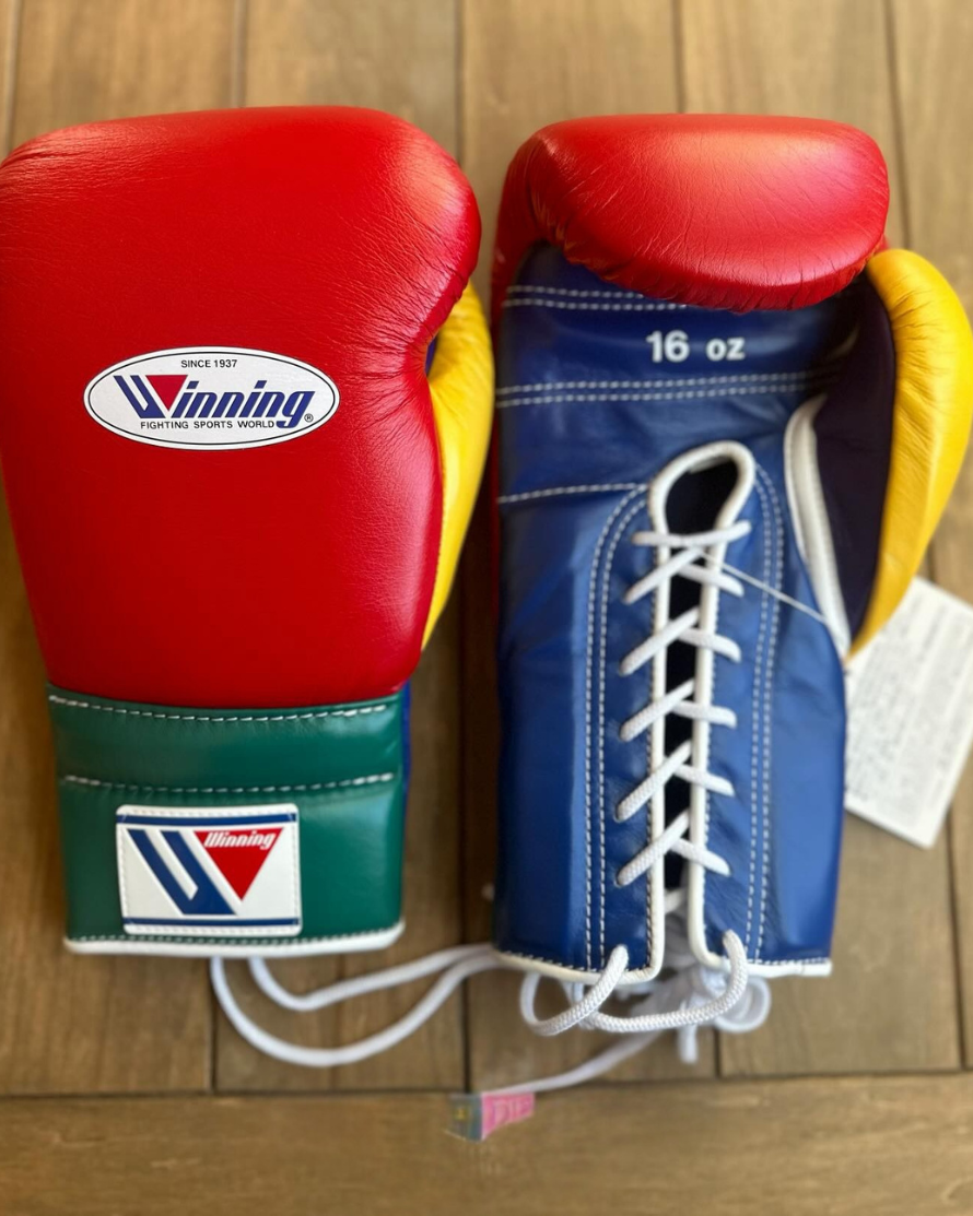 Winning Red/Blue/Green/Yellow Boxing Gloves Premium Quality Training
